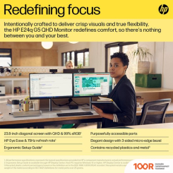 Монитор HP E24Q G5 6N4F1AA (166375)