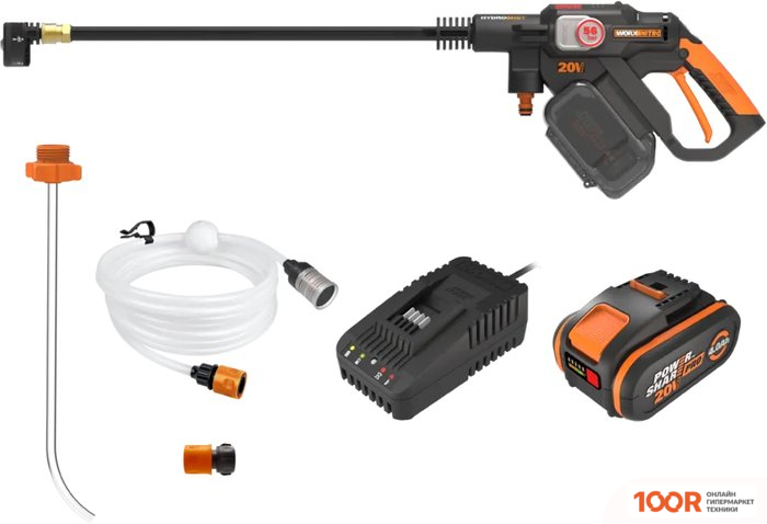 Мойка высокого давления Worx WG633E (С 1-ИМ АКБ) (164280)