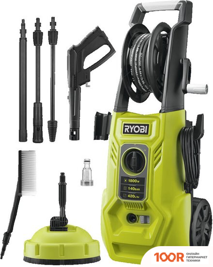 Мойка высокого давления Ryobi RY140PWA (164208)