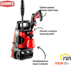 Мойка высокого давления Hammer MVD1200C (163786)