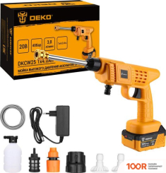 Мойка высокого давления Deko DKCW25 063-4490 (С 1-ИМ АКБ) (163713)