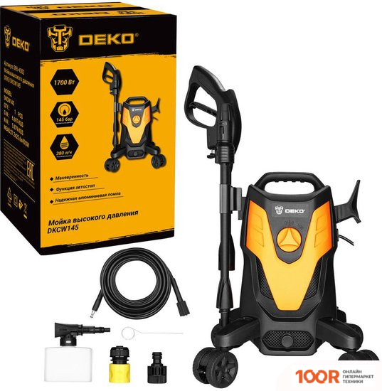 Мойка высокого давления Deko DKCW145 065-4302 (163699)