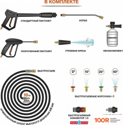Мойка высокого давления Daewoo Power DAW 725 (163686)
