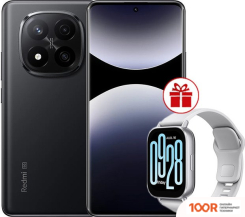Мобильный телефон Xiaomi REDMI NOTE 14 PRO+ 5G 8GB/256GB МЕЖДУНАРОДНАЯ ВЕРСИЯ (ЧЕРНЫЙ) + УМНЫЕ ЧАСЫ XIAOMI REDMI WATCH 5 ACTIVE (СЕРЕБРИСТЫЙ) ПО АКЦИИ (163446)