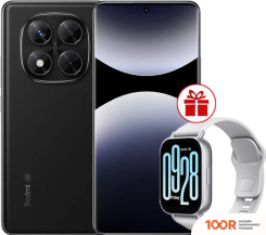 Мобильный телефон Xiaomi REDMI NOTE 14 PRO 5G 12GB/256GB МЕЖДУНАРОДНАЯ ВЕРСИЯ (ЧЕРНЫЙ) + УМНЫЕ ЧАСЫ XIAOMI REDMI WATCH 5 ACTIVE (СЕРЕБРИСТЫЙ) ПО АКЦИИ (163389)