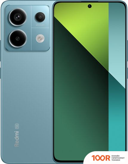 Мобильный телефон Xiaomi REDMI NOTE 13 PRO 5G 8GB/256GB С NFC МЕЖДУНАРОДНАЯ ВЕРСИЯ (БИРЮЗОВЫЙ) (163240)