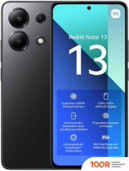 Мобильный телефон Xiaomi REDMI NOTE 13 6GB/128GB С NFC МЕЖДУНАРОДНАЯ ВЕРСИЯ (ПОЛУНОЧНЫЙ ЧЕРНЫЙ) И XIAOMI REDMI BUDS 4 ACTIVE (БЕЛЫЙ) ПО АКЦИИ (163177)