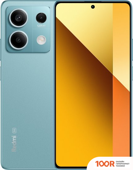 Мобильный телефон Xiaomi REDMI NOTE 13 5G 6GB/128GB С NFC МЕЖДУНАРОДНАЯ ВЕРСИЯ (БИРЮЗОВЫЙ) (163160)