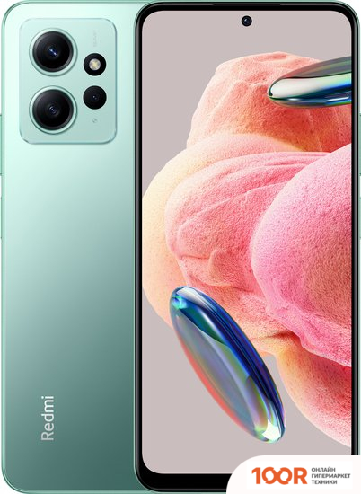 Мобильный телефон Xiaomi REDMI NOTE 12 4GB/128GB С NFC МЕЖДУНАРОДНАЯ ВЕРСИЯ (МЯТНО-ЗЕЛЕНЫЙ) (163057)