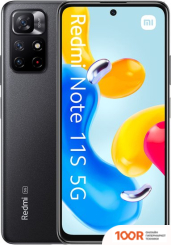 Мобильный телефон Xiaomi REDMI NOTE 11S 5G 4GB/128GB МЕЖДУНАРОДНАЯ ВЕРСИЯ (ЧЕРНЫЙ) (163025)