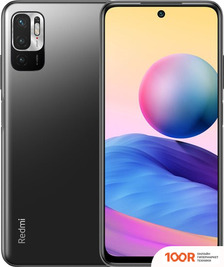 Мобильный телефон Xiaomi REDMI NOTE 10T 4GB/128GB С NFC (СЕРЫЙ ГРАФИТ) (162915)