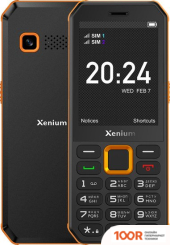 Мобильный телефон Xenium X300 (ОРАНЖЕВЫЙ/ЧЕРНЫЙ) (161716)