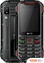 Мобильный телефон Wifit WIRUG F1 (ЧЕРНЫЙ/КРАСНЫЙ) (161700)