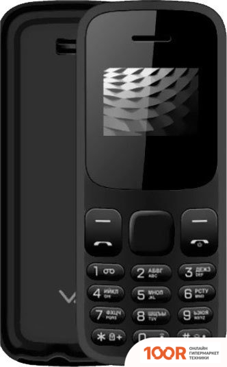 Мобильный телефон Vertex M114 (ЧЕРНЫЙ) (161374)
