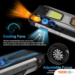 Мобильный телефон Unihertz TANK 2 PRO 12GB/256GB (ЧЕРНЫЙ/СЕРЫЙ) (161308)