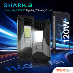 Мобильный телефон Unihertz SHARK 3 16GB/512GB (ЧЕРНЫЙ/СЕРЫЙ) (161304)
