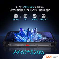 Мобильный телефон Unihertz SHARK 3 16GB/512GB (ЧЕРНЫЙ/СЕРЫЙ) (161304)