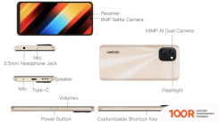 Мобильный телефон Umidigi POWER 7S 4GB/64GB (СИНИЙ) (161274)