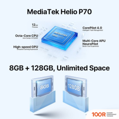 Мобильный телефон Umidigi F3 8GB/128GB (СЕРЕБРИСТЫЙ) (161249)