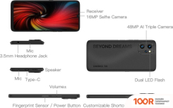 Мобильный телефон Umidigi F3 5G 8GB/128GB (СЕРЕБРИСТЫЙ) (161245)