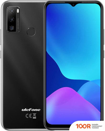 Мобильный телефон Ulefone NOTE 10P 3GB/128GB (ЧЕРНЫЙ) (161138)