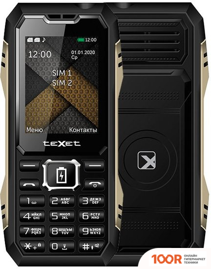 Мобильный телефон TeXet TM-D428 (ЧЕРНЫЙ) (161035)