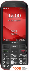 Мобильный телефон TeXet TM-B409 (ЧЕРНЫЙ/КРАСНЫЙ) (161016)