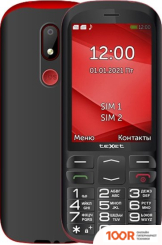 Мобильный телефон TeXet TM-B409 (ЧЕРНЫЙ/КРАСНЫЙ) (161016)