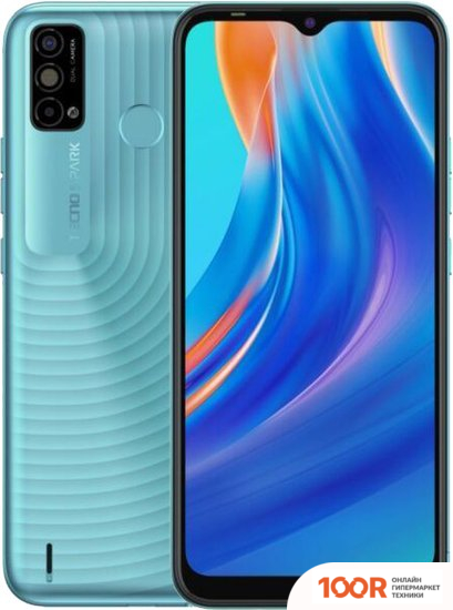 Мобильный телефон Tecno SPARK 6 GO KE5 (ГОЛУБОЙ) (160907)
