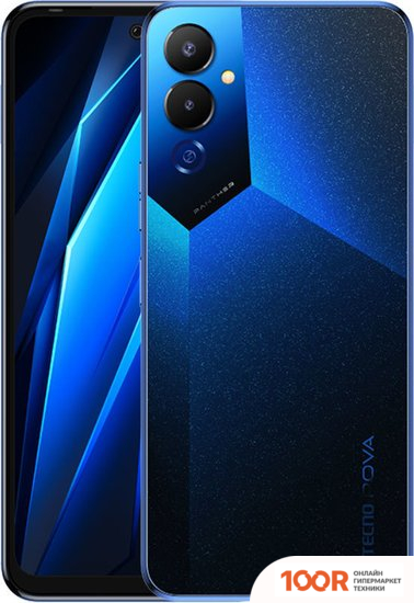Мобильный телефон Tecno POVA 4 8GB/128GB (СИНИЙ КРИОЛИТ) (160748)