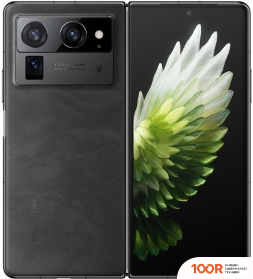 Мобильный телефон Tecno PHANTOM V FOLD 2 12GB/512GB (ГРАФИТОВЫЙ СЕРЫЙ) (160711)