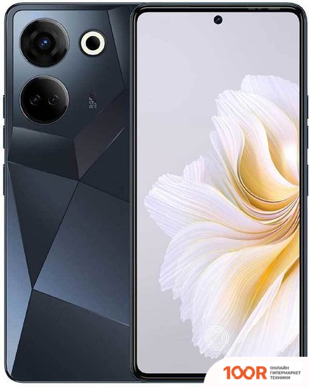 Мобильный телефон Tecno CAMON 20 PRO 8GB/256GB + TECNO TWS EARPHONE BD03 (ПРЕДРАССВЕТНЫЙ ЧЕРНЫЙ) (160674)