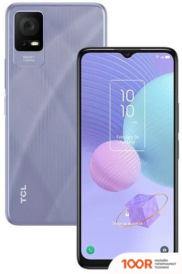 Мобильный телефон TCL 405 2GB/32GB (СИРЕНЕВЫЙ) (160613)