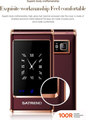 Мобильный телефон Satrend A15 (КОРИЧНЕВЫЙ) (160394)