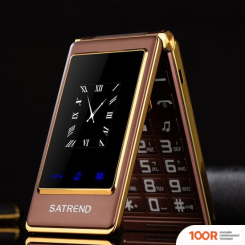 Мобильный телефон Satrend A15 (КОРИЧНЕВЫЙ) (160394)