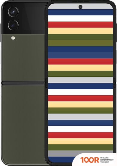 Мобильный телефон Samsung GALAXY Z FLIP4 BESPOKE EDITION 8GB/256GB (ЧЕРНЫЙ/ХАКИ) (160289)