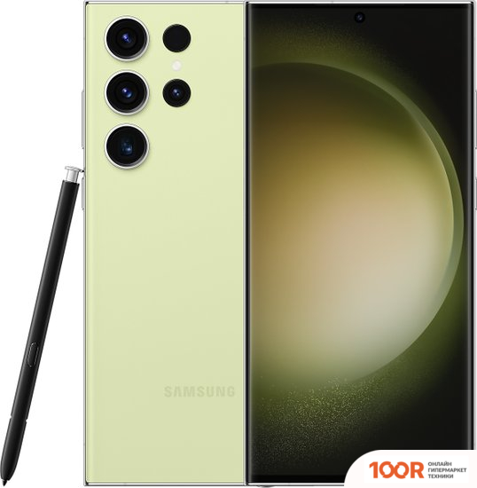 Мобильный телефон Samsung GALAXY S23 ULTRA SM-S918B/DS 12GB/512GB (ЛАЙМ) (159987)