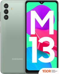 Мобильный телефон Samsung GALAXY M13 SM-M135F/DSN 4GB/64GB (ЗЕЛЕНЫЙ) (159311)