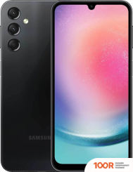 Мобильный телефон Samsung GALAXY A24 SM-A245F/DSN 6GB/128GB (ЧЕРНЫЙ) (158950)