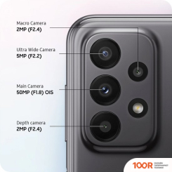 Мобильный телефон Samsung GALAXY A23 SM-A235F/DSN 4GB/128GB (ЧЕРНЫЙ) (158933)