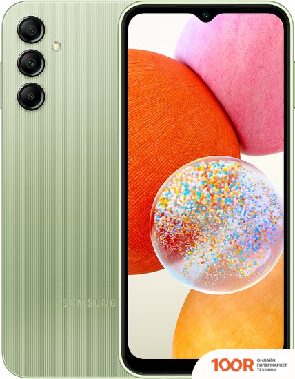 Мобильный телефон Samsung GALAXY A14 SM-A145F/DSN EXYNOS 850 4GB/128GB (СВЕТЛО-ЗЕЛЕНЫЙ) (158838)