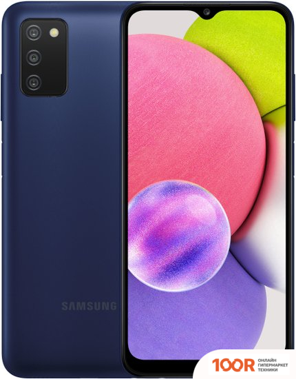 Мобильный телефон Samsung GALAXY A03S SM-A037F 3GB/32GB (СИНИЙ) (158698)