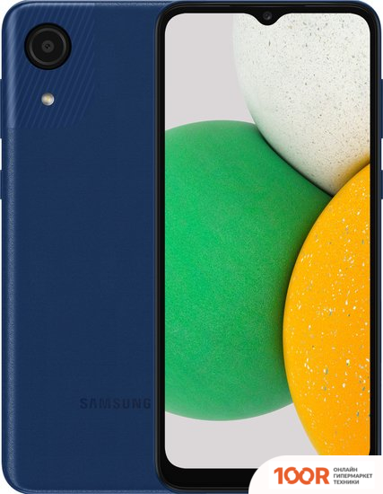 Мобильный телефон Samsung GALAXY A03 CORE SM-A032F/DS 2GB/32GB (СИНИЙ) (158685)