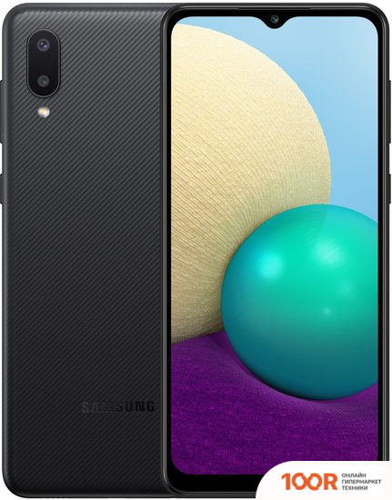 Мобильный телефон Samsung GALAXY A02 SM-A022G/DS 2GB/32GB (ЧЕРНЫЙ) (158679)