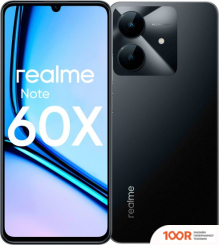 Мобильный телефон Realme NOTE 60X RMX3938 3GB/64GB (ЧЕРНЫЙ) (158626)