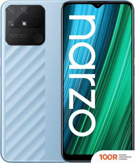 Мобильный телефон Realme NARZO 50A RMX3430 4GB/128GB (ГОЛУБОЙ) (158605)