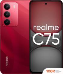 Мобильный телефон Realme C75 RMX3941 8GB/128GB (КРАСНЫЙ) (158455)