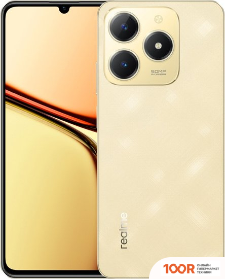 Мобильный телефон Realme C61 RMX3930 8GB/256GB МЕЖДУНАРОДНАЯ ВЕРСИЯ (ЗОЛОТИСТЫЙ) (158438)