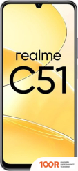 Мобильный телефон Realme C51 RMX3830 4GB/64GB (УГОЛЬНО-ЧЕРНЫЙ) (158421)