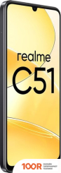 Мобильный телефон Realme C51 RMX3830 4GB/128GB (УГОЛЬНО-ЧЕРНЫЙ) (158419)